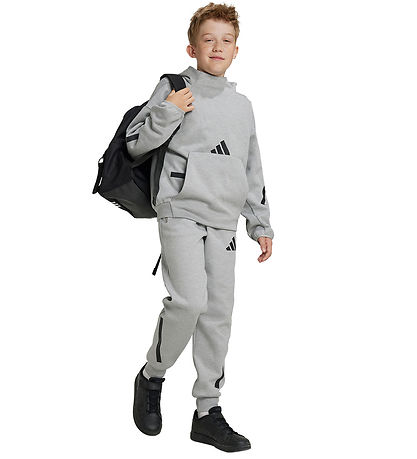 adidas Performance Hoodie - J Z.N.E HD - Mgrey/Black