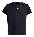 adidas Performance T-Shirt - JG TR-ES T - Black/White adidas Performance T-Shirt - JG TR-ES T - Black/White