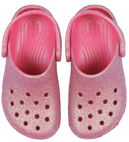 Crocs Sandals - Classic+ Glitter K - Dragon Fruit