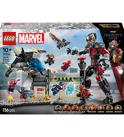 LEGO® Marvel - Le combat de Captain America : Civil War 76314 -  LEGO® Marvel - Le combat de Captain America : Civil War 76314 -