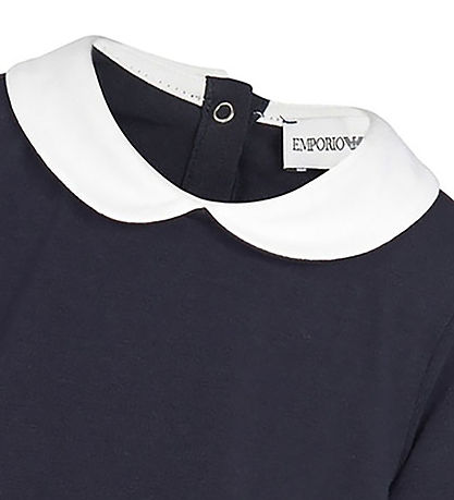 Emporio Armani Dress - Navy w. White