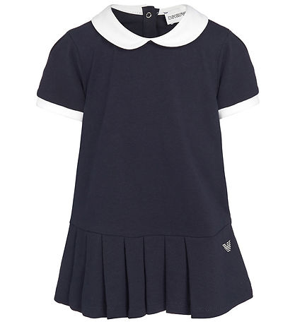 Emporio Armani Dress - Navy w. White