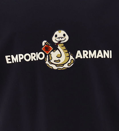 Emporio Armani T-shirt - Navy w. SLEEP