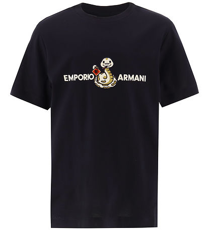 Emporio Armani T-shirt - Navy w. SLEEP