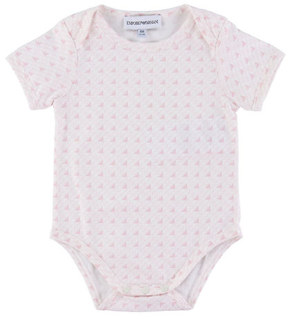 Emporio Armani Samfella k/æ - 2 Pakki - Hvítt/Bleikt M. Lógó