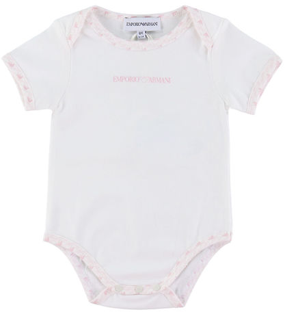 Emporio Armani Samfella k/æ - 2 Pakki - Hvítt/Bleikt M. Lógó