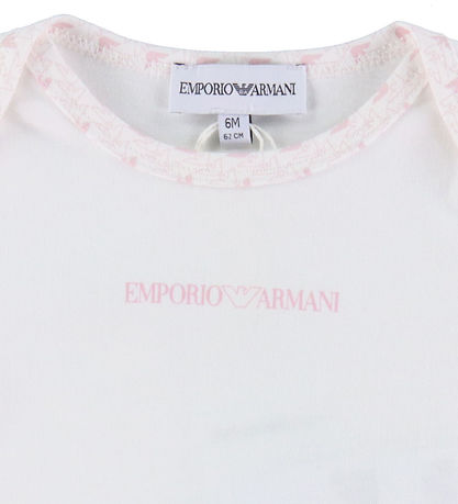 Emporio Armani Samfella k/æ - 2 Pakki - Hvítt/Bleikt M. Lógó