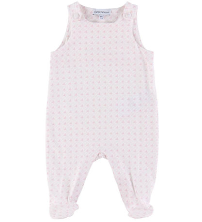 Emporio Armani Romper/Bodysuit L/æ - White/Pink w. Log