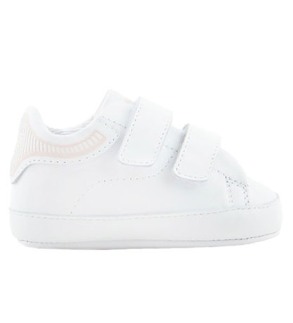 Chaussons Emporio Armani - Blanc av. Rose
