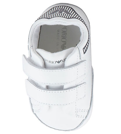 Emporio Armani Slippers - White w. Navy