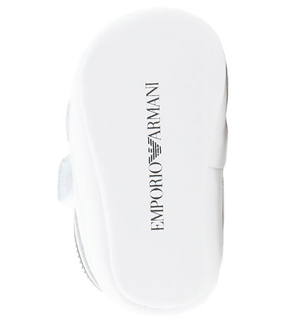Emporio Armani Slippers - White w. Navy