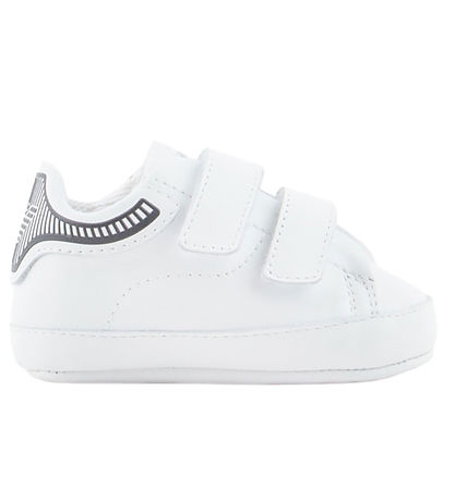 Emporio Armani Slippers - White w. Navy