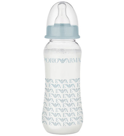 Emporio Armani Feeding Bottle - Plastic/Silicone - 240 mL - Ligh