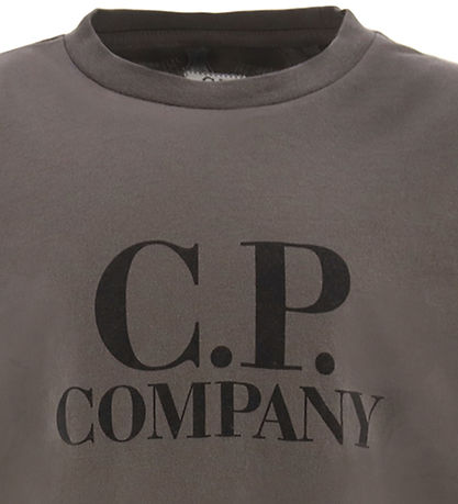 C.P. Company T-shirt - Mdesert gray w. Black