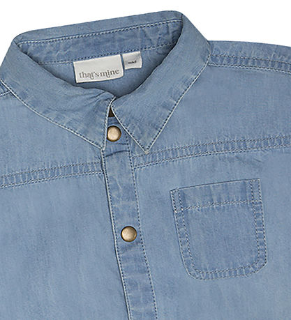 That's Mine Overhemd - Silas - Denim - Blauw