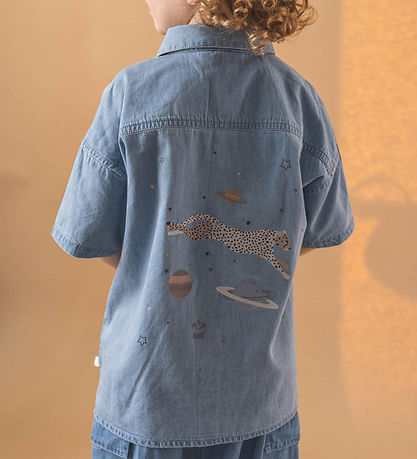 That's Mine Overhemd - Silas - Denim - Blauw