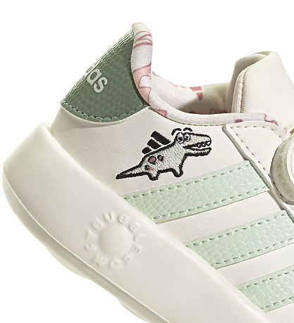 adidas Performance Skór - Grand Dómstóll Dino CF - Owhite/Lingrn