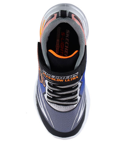 Skechers Shoes w. Light - Flex-Glow Ultra - Black/Blue