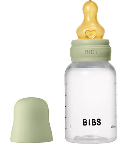 Biberon BIBS - 150 ml - PP/Caoutchouc Naturel - Sage