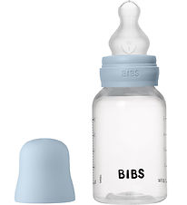 BIBS Feeding Bottle - 150 mL - PP/Silicone - Baby Blue