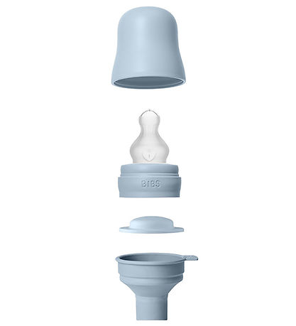 BIBS Feeding Bottle - 150 mL - PP/Silicone - Baby Blue BIBS Feeding Bottle - 150 mL - PP/Silicone - Baby Blue