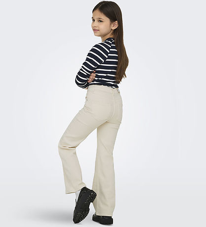 Kids Only Jeans - Noos - KogJuicy - Ecru Kids Only Jeans - Noos - KogJuicy - Ecru
