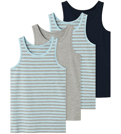 Name It Undershirt - Noos - 4-Pack - NkmTank - Aquamarine