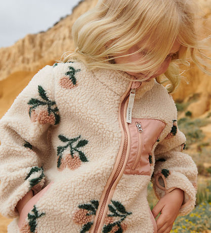 Liewood Fleece Jacket - Nolan - Peach/Sea Shell Liewood Fleece Jacket - Nolan - Peach/Sea Shell