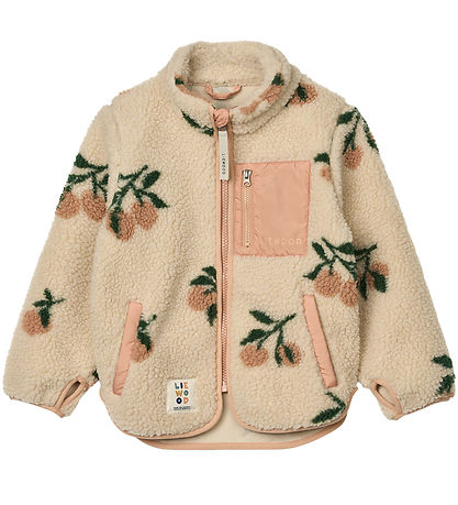 Liewood Fleece Jacket - Nolan - Peach/Sea Shell Liewood Fleece Jacket - Nolan - Peach/Sea Shell