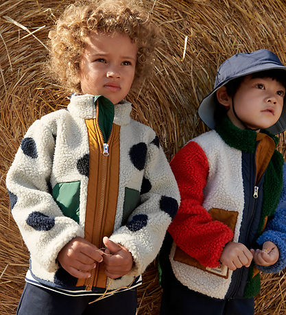 Liewood Fleece Jas - Noam - Spot Dots/Mist