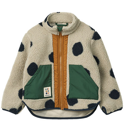 Liewood Fleece Jas - Noam - Spot Dots/Mist