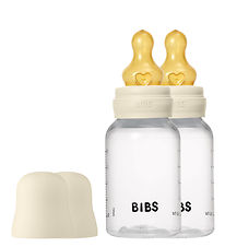 BIBS Feeding Bottle - 2-Pack - 150 mL - PP/Natural Rubber - Ivor