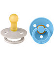 BIBS Colour Pacifiers - Size 2 - 2-Pack - Round - Mushroom/Breez BIBS Colour Pacifiers - Size 2 - 2-Pack - Round - Mushroom/Breez