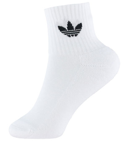 adidas Originals Ankle Socks - 6-Pack - White w. Black