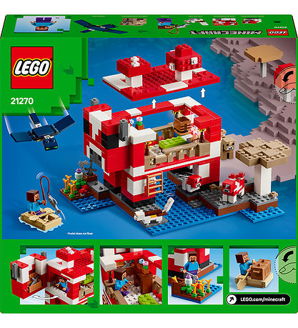 LEGO® Minecraft - The Mooshroom House 21270 - 500 Parts