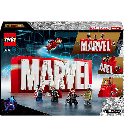 LEGO® Marvel - MARVEL Logo & Minifigures 76313 - 931 Parts