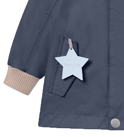 Mini A Ture Sumarjakki - MatWally Flís - Ombre Blue