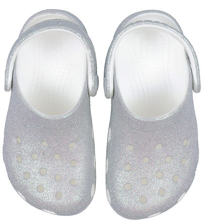 Crocs Sandals - Classic+ Glitter K - White