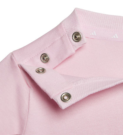 adidas Performance T-shirt/Shorts - 160 - Pink/White adidas Performance T-shirt/Shorts - 160 - Pink/White