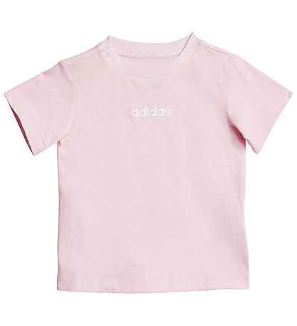 adidas Performance T-shirt/Shorts - 160 - Pink/White