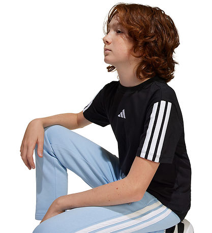 adidas Performance T-Shirt - 160 - Schwarz/Weiß