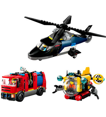 LEGO® City - Remix - Hélicoptère, camion de pompiers et s... 604 LEGO® City - Remix - Hélicoptère, camion de pompiers et s... 604