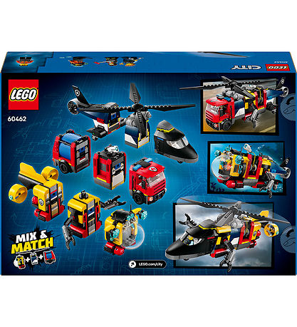 LEGO® City - Remix - Helicopter, Fire Truck & Submarine Remix 60