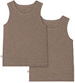 That's Mine Undershirt - 2-Pack - Rib - Cuno - Brown Melange That's Mine Undershirt - 2-Pack - Rib - Cuno - Brown Melange