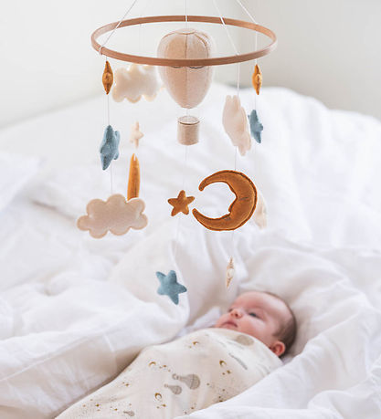 That's Mine Baby Mobile - Felt - Blace - Air Balloon That's Mine Baby Mobile - Felt - Blace - Air Balloon