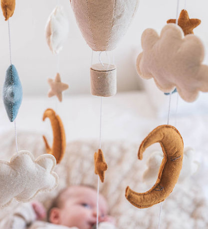 That's Mine Baby Mobile - Felt - Blace - Air Balloon