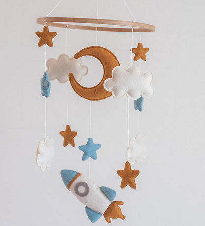 That's Mine Baby Mobile - Felt - Blace - Rocket That's Mine Baby Mobile - Felt - Blace - Rocket