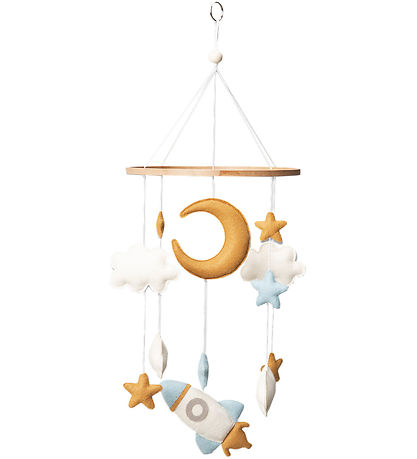 That's Mine Baby Mobile - Felt - Blace - Rocket That's Mine Baby Mobile - Felt - Blace - Rocket