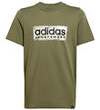 adidas Performance T-shirt - Camo Linear Graphic - Olive Strata adidas Performance T-shirt - Camo Linear Graphic - Olive Strata