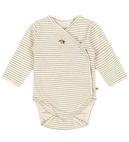 Konges Sløjd Wrap samfella l/e - Te Stripe